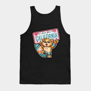 I Love You California Tank Top